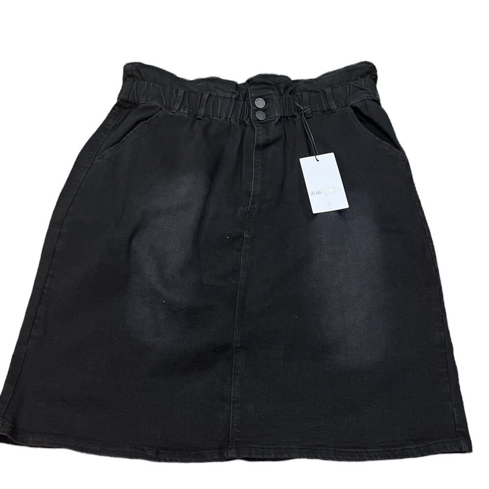 BLACK LABEL C’est‎ Toi black denim skirt